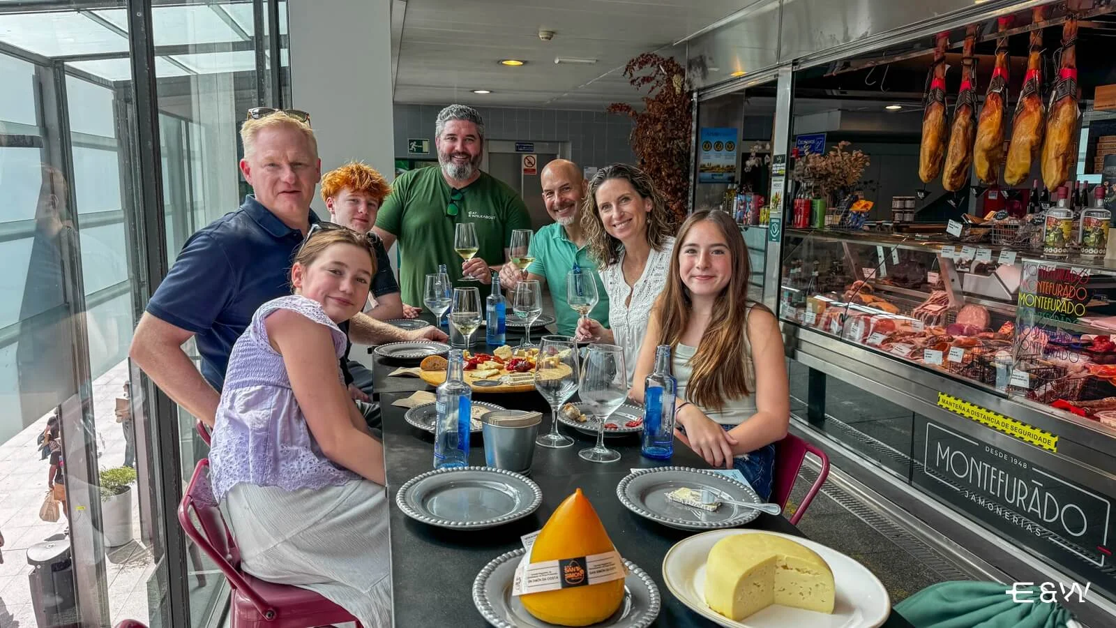 Authentic Flavours of A Coruna Food Walking Tour & Market Visit - Cheese and Chorizo at the market in A Coruna
