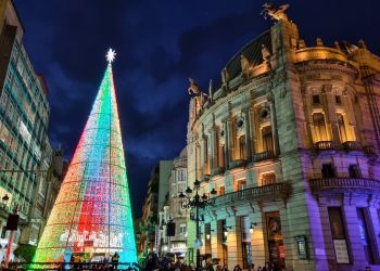 The Christmas Lights of Vigo, largest city in Galicia
