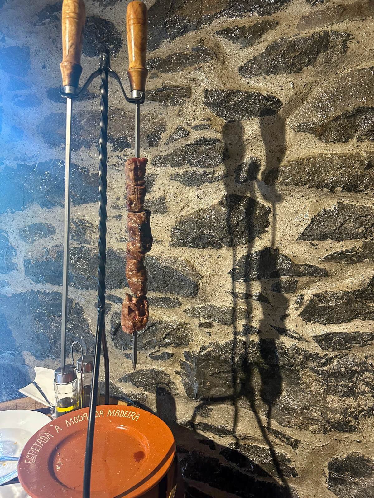 Espetada ready to eat