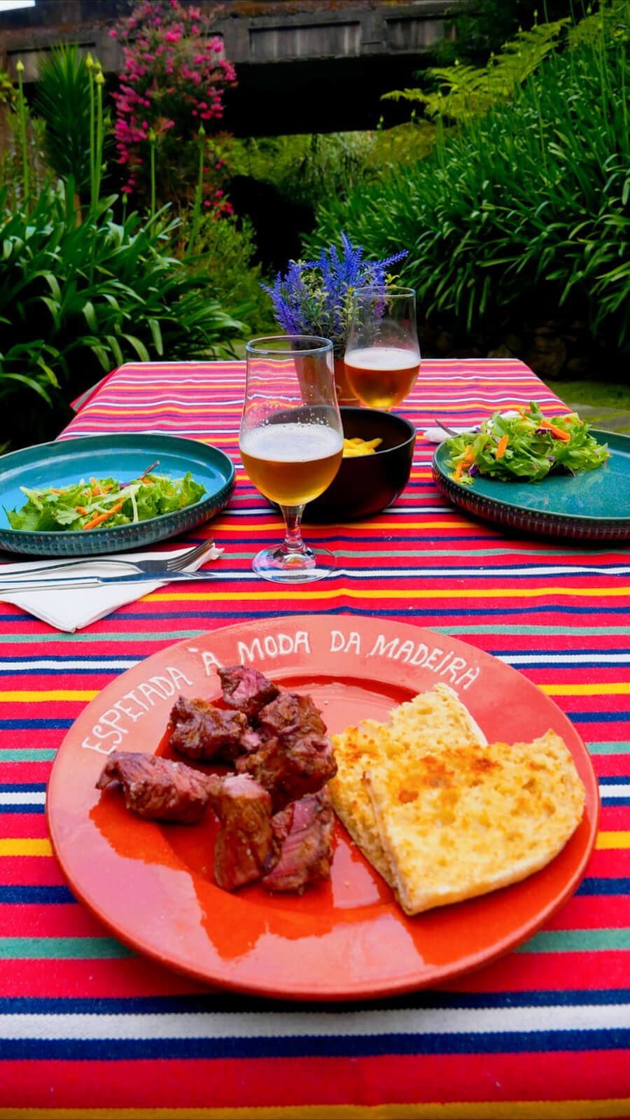 Espetada ready to eat during a Madeira culinary experience