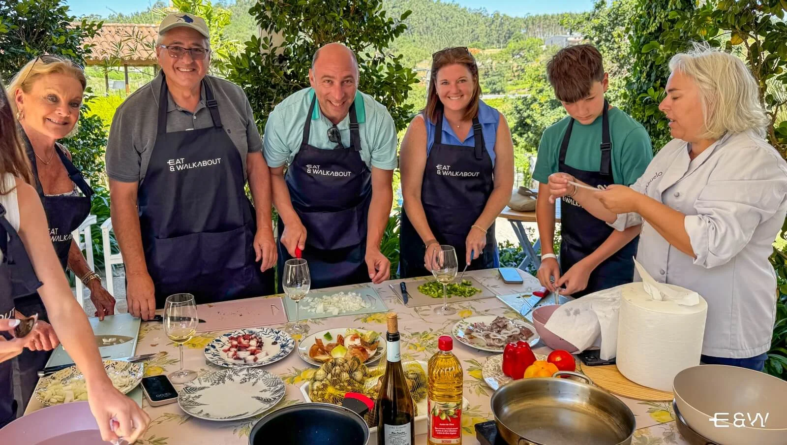 Cook & Taste Gourmet Rias Baixas: Market or Winery to Table Food Experience in Galicia - Hands-on Cooking as a team