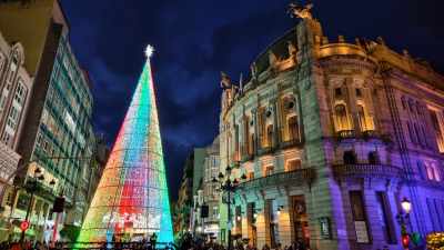 The Christmas Lights of Vigo, largest city in Galicia