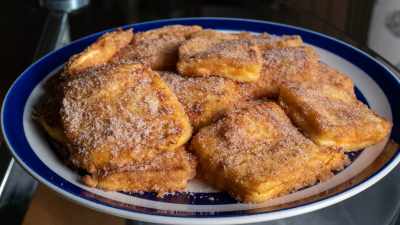 Live Cooking Demo: Leche Frita - Fried Milk Fritters of Galicia