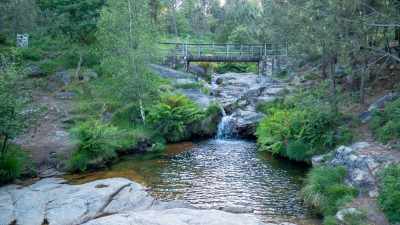 Magical Legends of A Poza da Moura Waterfall in the Hills of Domaio