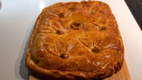 Live Virtual Cooking Class: Galician Empanada Pie with Xoubas (Small Sardines)